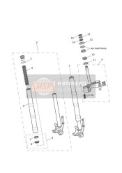 T2040301, Adjuster Nut, M30, Lower, Triumph, 1