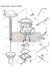 Pièces de carburateur, assemblage de carburateur T1242700