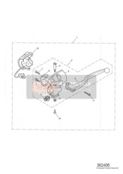 Commandes et interrupteurs d'embrayage GT 210261