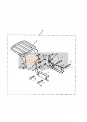 Kit de plaque de montage de porte-bagages