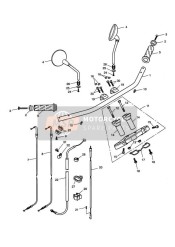 Lenker Oberes Gabelstück Kabel & Spiegel GT 469049