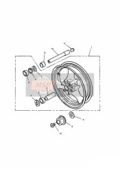 Roue avant Sprint 16921