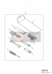 Kit attrezzi mono lato sospensione doppio Swingarm 161317