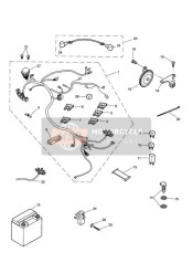 T2505075, Socket, Auxillary Power, Triumph, 1