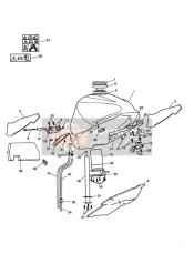 Réservoir de carburant et raccords GT340147 non ABS GT340226 version ABS