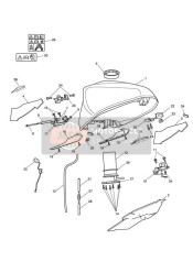 Réservoir de carburant et raccords 340148GT non ABS 340227GT version ABS
