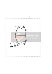 Kit de panneau de remplissage pour top case