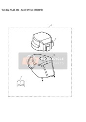 Kit sacoche de réservoir 2030L
