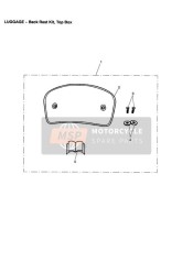Kit de dossier pour top case