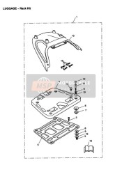T3350010, Locknut, Flgd, M5, Triumph, 2