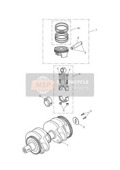 Bielles et pistons de vilebrequin
