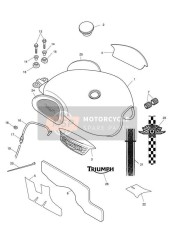 Réservoir de carburant et raccords