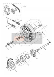 Roue arrière et transmission finale