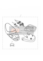 Einzelsitz und Gepäckträger Kit