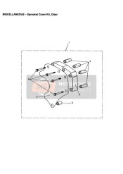 Ritzelabdeckungkit Transparent