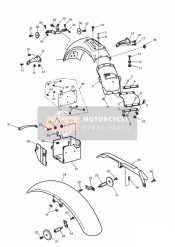Guardabarros Cadenas Caja de batería 71699