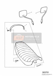Espejos del asiento 55071