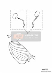 Espejos del asiento 71699