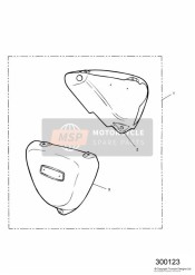 Kit de panel lateral cromado hasta Vin 71698