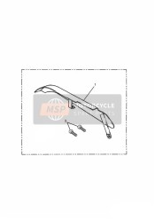 Protector de cadena cromada hasta Vin 71698