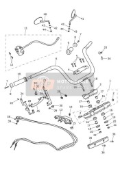 Manillar Top Yoke Cables & Espejos