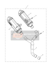 Arrow Slip-On-Schalldämpfer UC (Unterbau)