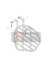 Garde-boue pour sari - Uniquement en Inde - Non applicable aux versions de faible hauteur de selle > 750567