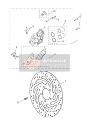 Front Brake Caliper & Disc > 914972 - All Except BR & IN, > 917474 - BR & IN Only