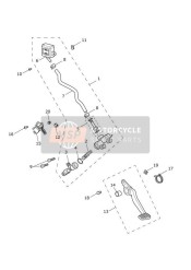 Rear Brake Master Cylinder, Reservoir & Pedal
