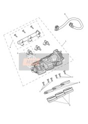Commandes des gaz, injecteurs et rampe d'alimentation en carburant