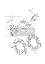 Étrier de frein avant et disques