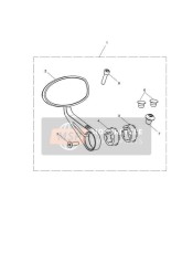 Rétroviseur, embout de guidon, transparent