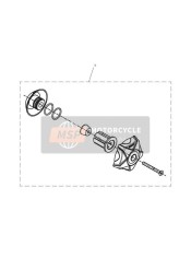 Kit d'embout d'axe, gris