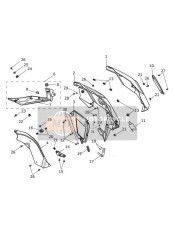 T2303142, Bracket, Side Panel, Lh, Triumph, 1