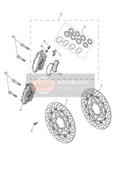 Front Brake Caliper & Discs