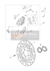 Front Brake Caliper & Disc