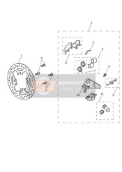 Rear Brake Caliper & Disc