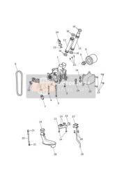 Transmisión de la bomba de aceite