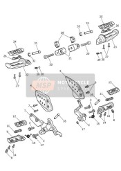 Frame, Footrests, Engine Mountings & Stands 1