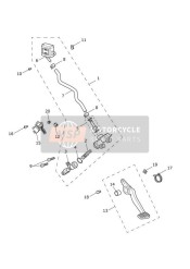 Rear Brake Master Cylinder, Reservoir & Pedal