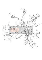 Guidon, té supérieur et rétroviseurs > 914447