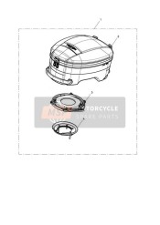 Kit de sacoche de réservoir, à démontage rapide, 9-12L