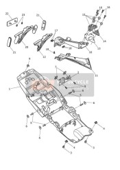 T3350129, Nut, Captive, M5, Triumph, 2