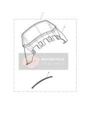 Kit de visière de tête de fourche