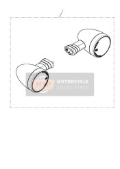 Kit di indicatori a LED, D40, corto, 450 Lead