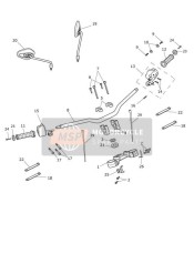 T3332335, Screw, Tx, M4 X 0.7 X 19.5, Black, Triumph, 2