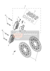 Pinza de freno delantero y discos