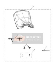 Conjunto de asiento para el piloto, alto