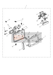 Kit de plaque d'immatriculation latérale