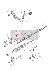Gangwählhebel & Pedal